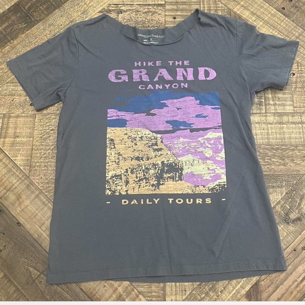 Grayson Threads Charcoal and Pink Graphic Tee